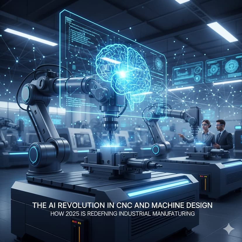 The AI Revolution in CNC and Machine Design: How 2025 is Redefining Industrial Manufacturing